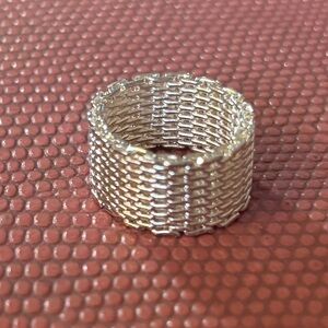 Silver Mesh Ring